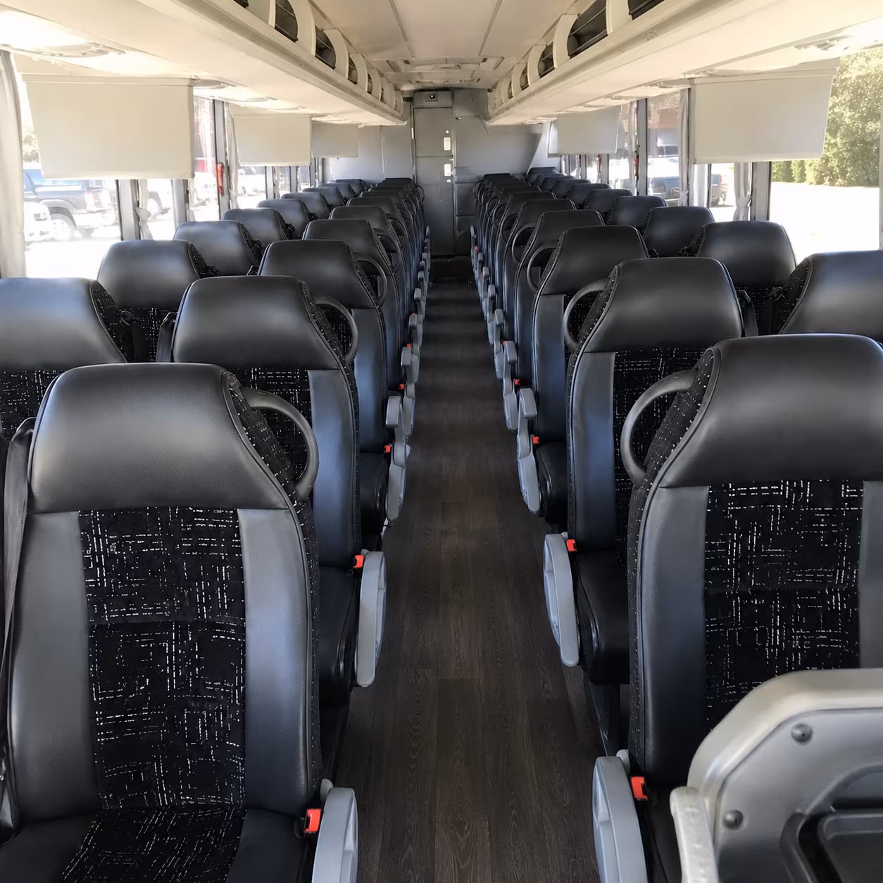 bowling green charter bus interior