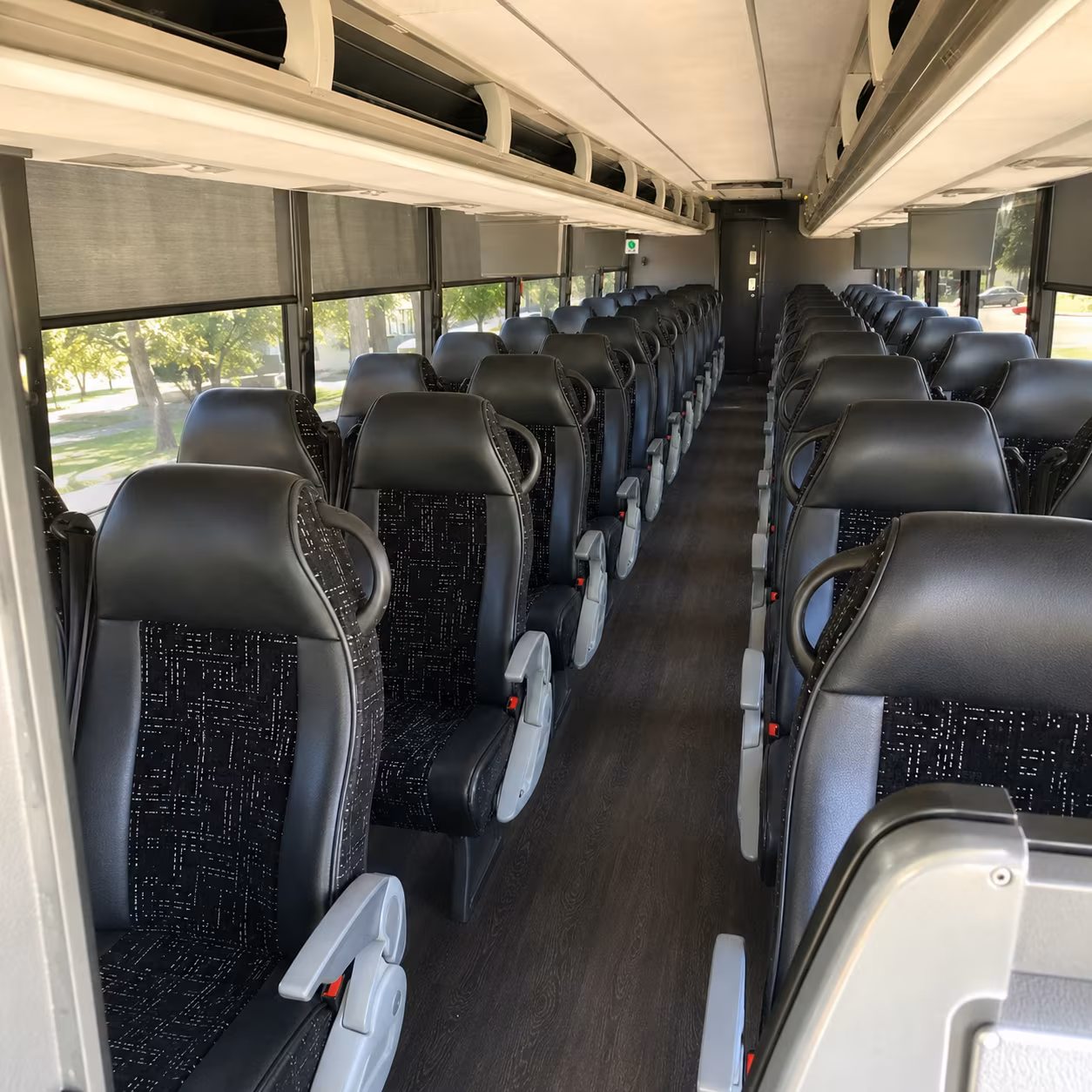 mount juliet charter bus rental inside