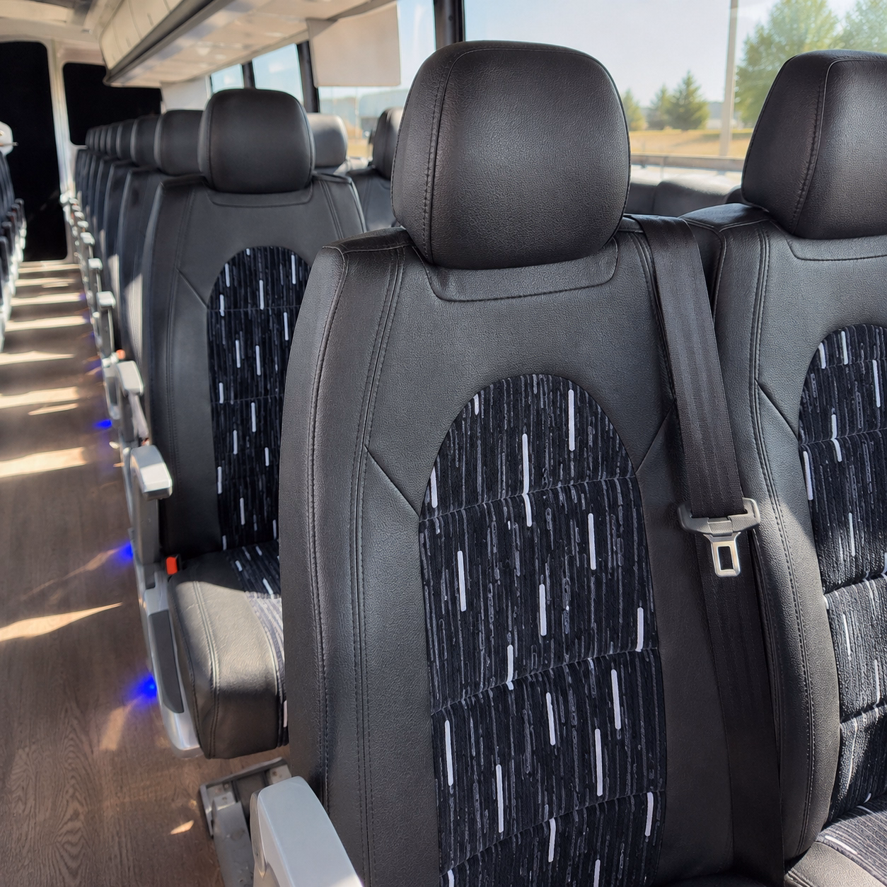 shuttle your wedding guests between downtown hotels and your venue with ease