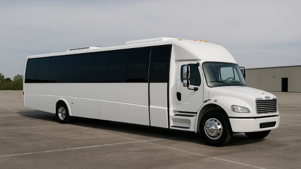 Exterior of Charter Bus Company Bowling Green's 18 Passenger Minibus in Bowling Green