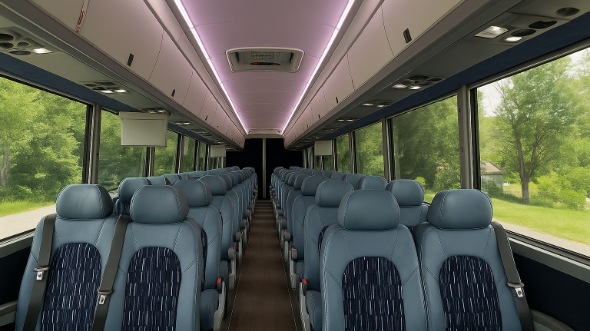 bowling green 15 passenger minibus inside