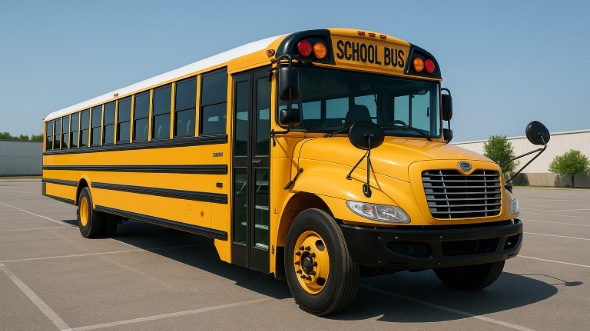 Exterior of Charter Bus Company Bowling Green's School Bus in Bowling Green